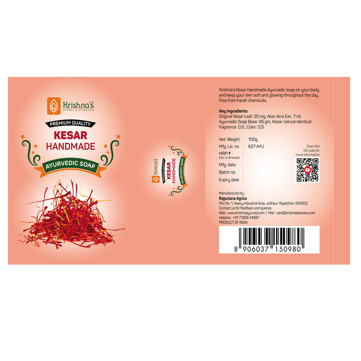 Kesar handmade soap