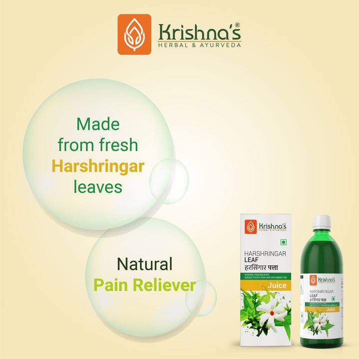 Harshringar leaf juice