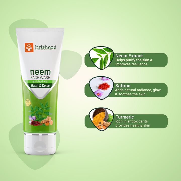 Neem face wash